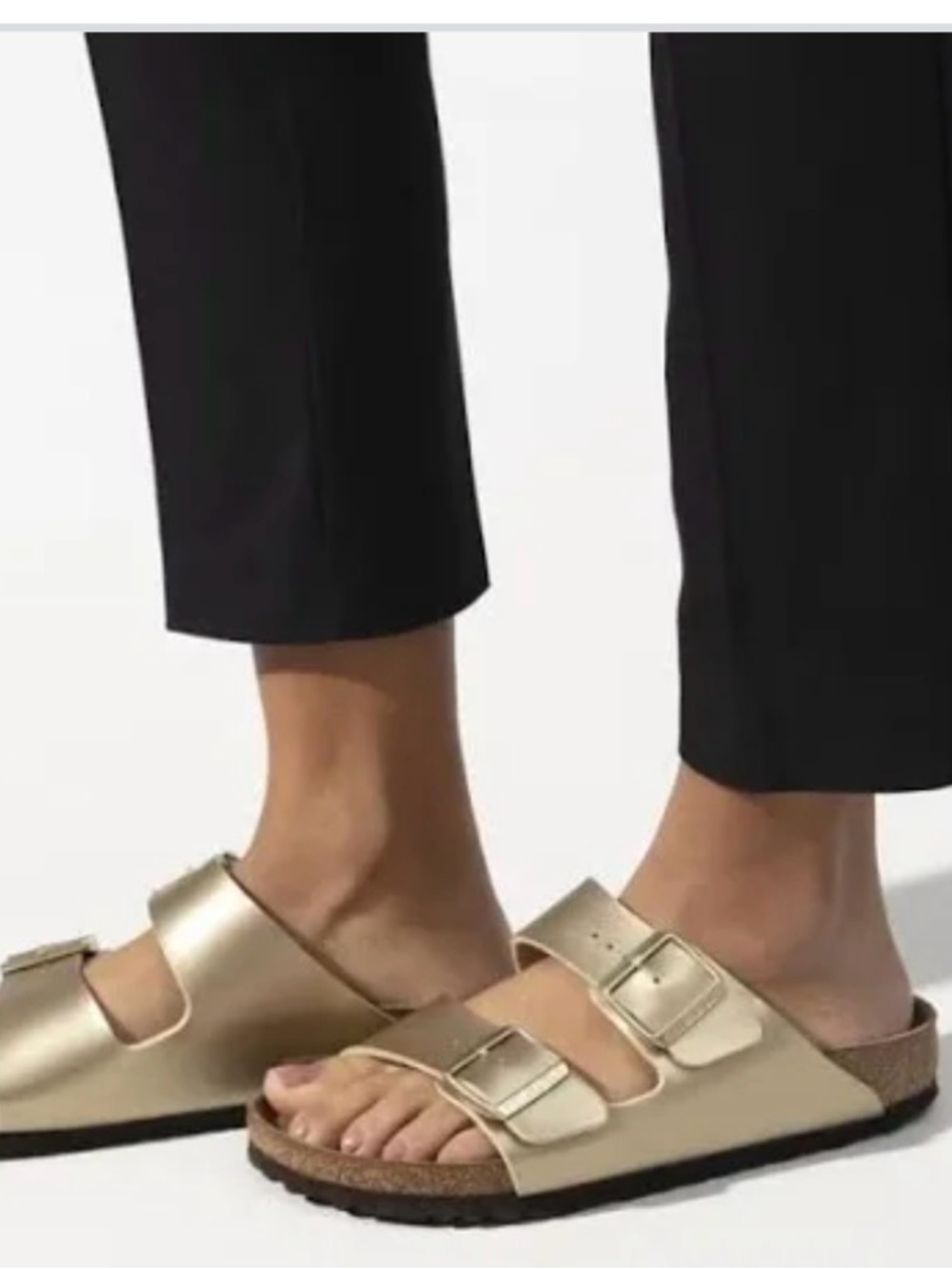 Women’s Metallic Gold Birkenstocks